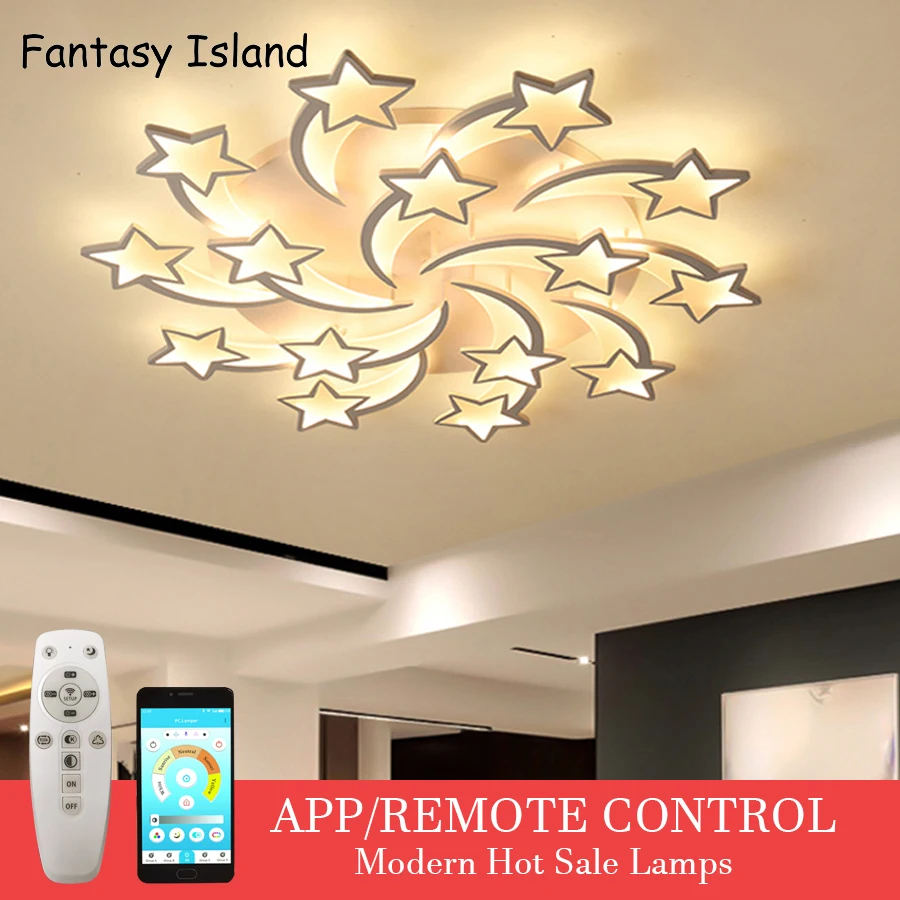 

Ceiling chandeliers Lighting With Remote Control For Living Room Bedroom kitchen Indoor Children Lustre